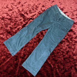 Athleta Dipper Mid Rise Corduroy Pants Dusty Blue